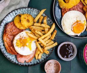 Air-Fryer-Ham-Steak-(Gammon-Steak)