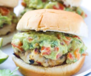 Cilantro-Lime-Chicken-Sliders-with-Tomato-Guacamole