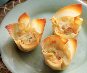Crab-Wonton-Cups