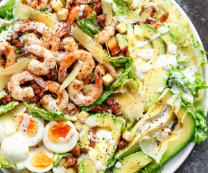 Grilled-Lemon-Garlic-Shrimp-Caesar-Salad