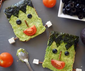 Frankenstein-Avocado-Toast