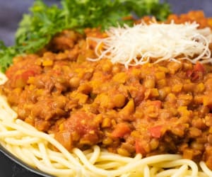 Lentil-Bolognese