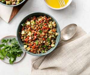 Lentil-&-Tomato-Salad