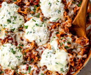 One-Skillet-Lasagna