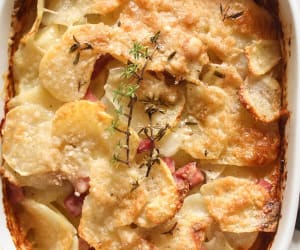 Parmesan-Potato-Ham-Bake