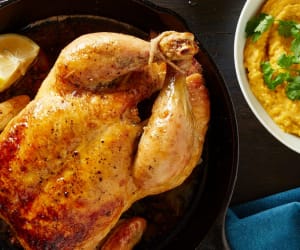 Roast-Chicken-with-Butternut-Tahini-Purée