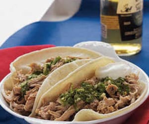 Slow-Cooker-Pork-Loin-Carnita-Tacos-with-Chimichurri-Sauce