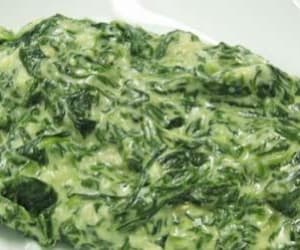 Spinach-in-cream-sauce