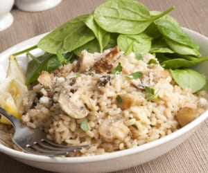 Spinach-Mushroom-Risotto