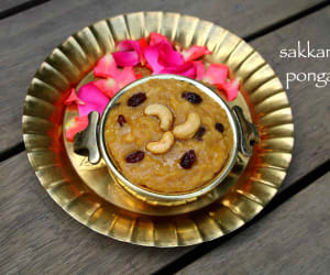sweet-pongal-recipe-|-sakkarai-pongal-recipe-|-chakkara-pongal