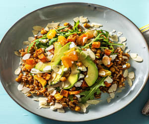 Sweet-Potato-Sunshine-Bowl-with-Crispy-Chickpeas,-Avocado,-and-Citrus-Dress