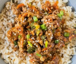 Teriyaki-Turkey-Rice-Bowl