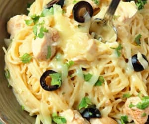 White-Chicken-Enchilada-Pasta
