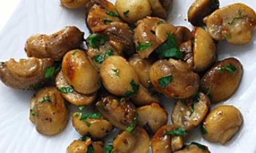 Mushrooms Sauteed with Garlic Butter