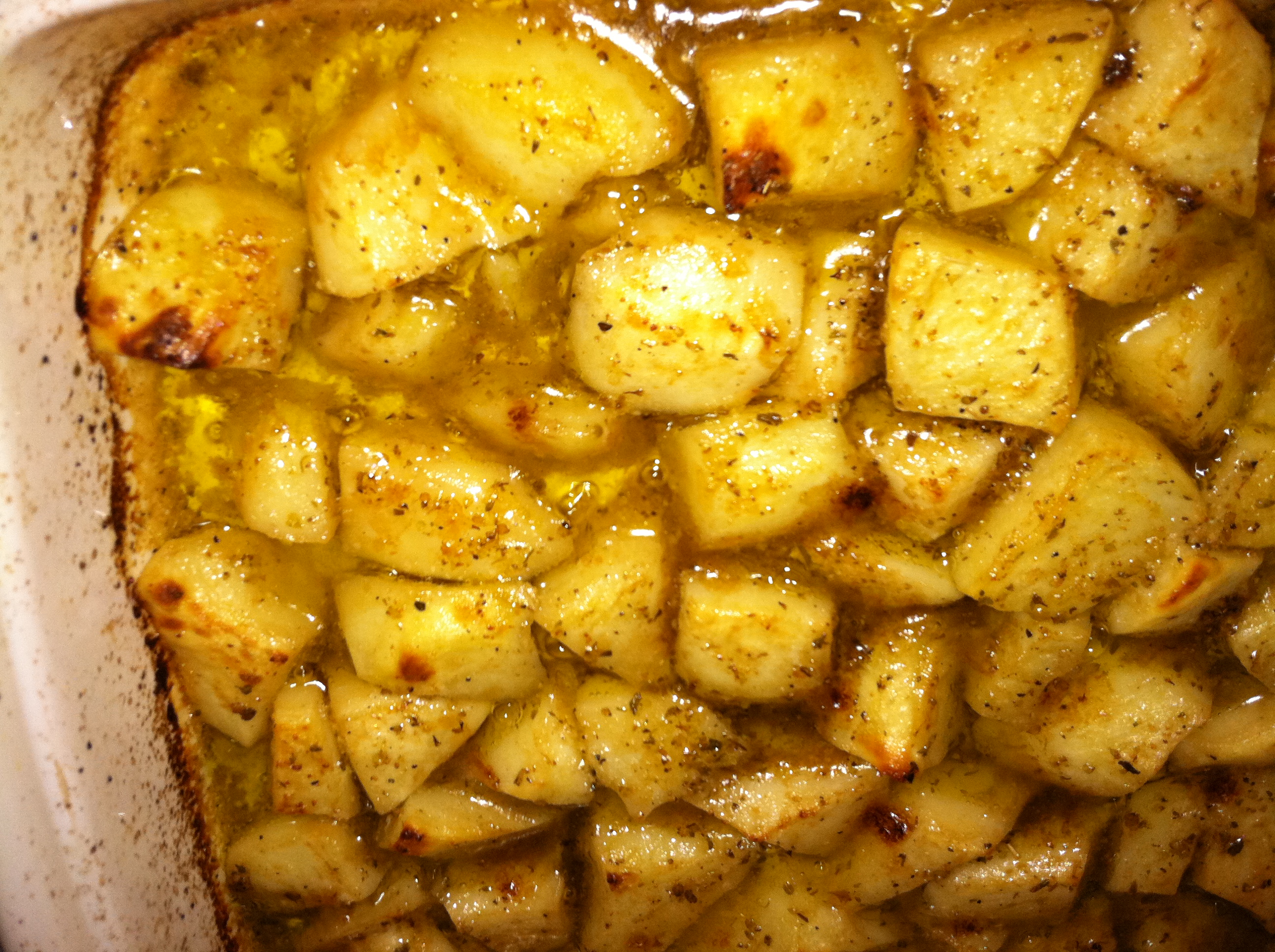 Greek Potatoes (ovenroasted and Delicious!) BigOven