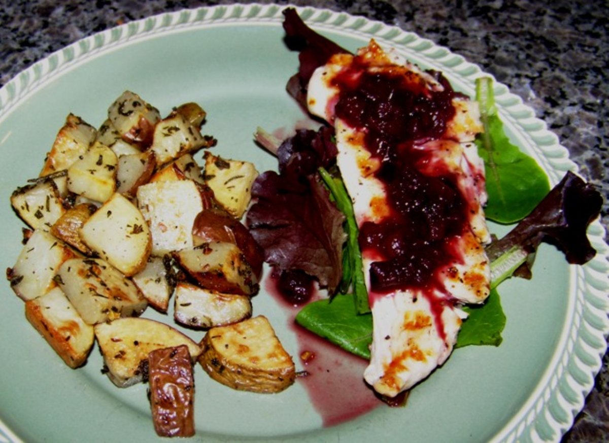 Grilled Chicken With Pinot Plum Sauce BigOven