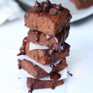 10 minutes low-fat vegan sweet potato brownies