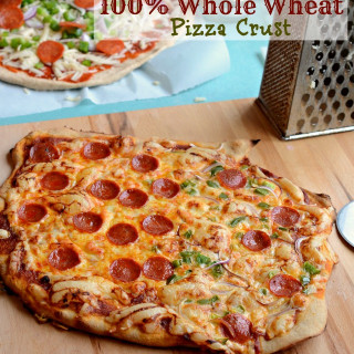 100% Whole Wheat Pizza Crust