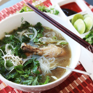 30-Minute Pressure Cooker Pho Ga (Vietnamese Chicken Noodle Soup)