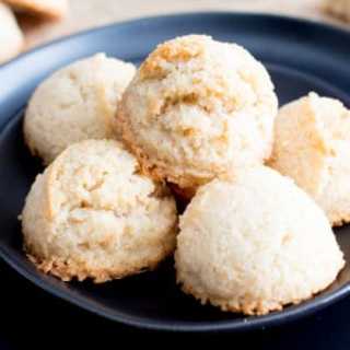 4 Ingredient Paleo Coconut Macaroons Recipe (Vegan, Paleo, Gluten Free, Dai