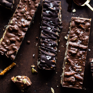 5 Ingredient Crockpot Chocolate Bars