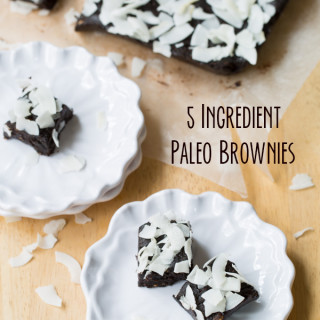5 Ingredient Paleo Brownies