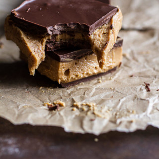 5-Ingredient Tripple Decker Chocolate Peanut Butter Bars.