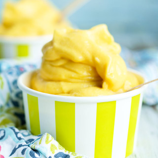 5-Minute Creamy Mango Ice Cream