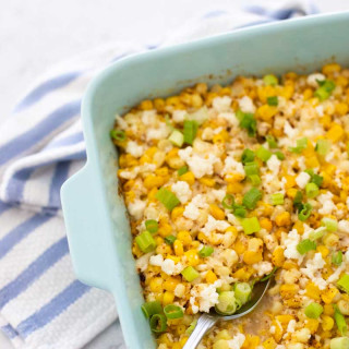 5-minute prep Mexican street corn casserole for Taco Tuesday