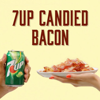 7UP Candied Bacon And Spicy Ketchup