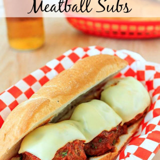 A Super Easy Slow Cooker Meatball Subs Recipe