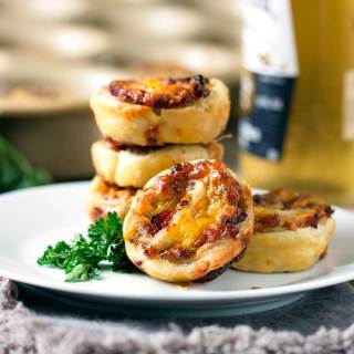 Cheddar Bacon Jam Puff Pastry Bites