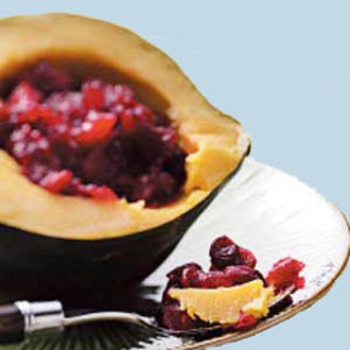Acorn Squash with Cranberry Stuffing