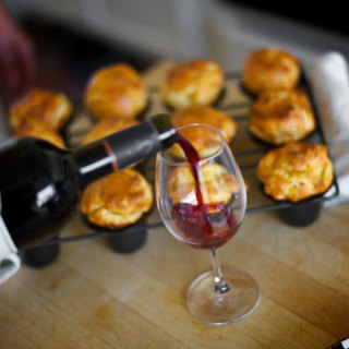 Aged Cheddar Cheese Popovers