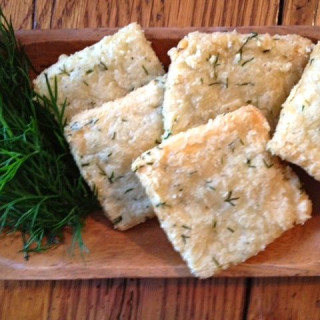 Almond, Parmesan and Dill Crackers (low FODMAP recipe)