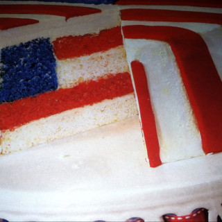 America birthday cake