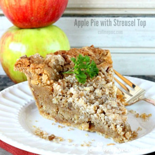 Apple Chess Pie with Streusel Top