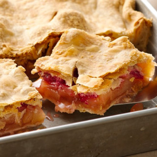 Apple-Raspberry Slab Pie