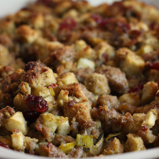 Apple, Sausage,  and Leek Stuffing