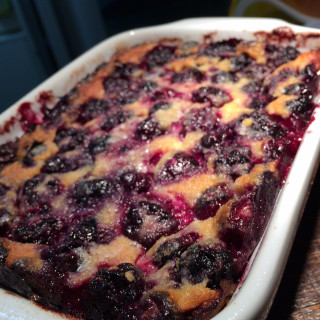 Apricot and Raspberry Clafouti