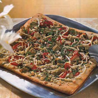 Artichoke and Feta Cheese Pizza