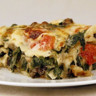 Artichoke and Portobello Mushroom Lasagna