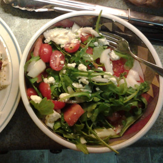 Arugula, Watermelon and Feta Salad