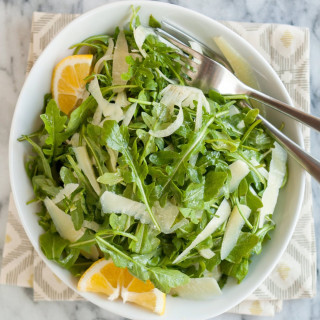 Arugula Salad with Fennel and Lemon Vinaigrette