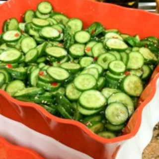 Asian Cucumber Salad for Chinese New Year