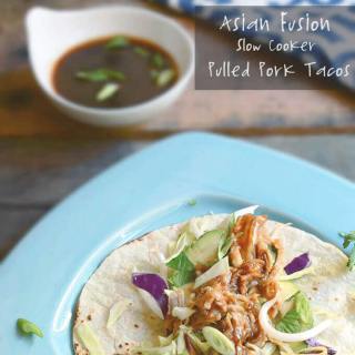 Asian Fusion Slow-Cooker Pulled Pork Tacos