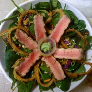 Asian Sesame Salad with Seared Ahi Tuna