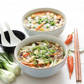 Asian Soba Noodle Soup
