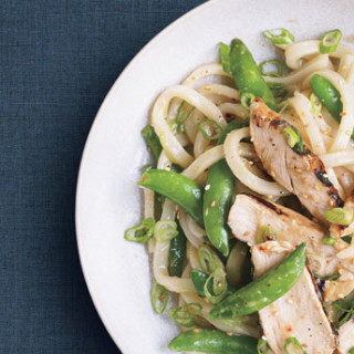 Asian Chicken-Noodle Salad with Snap Peas