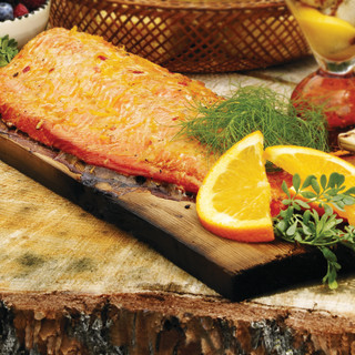 Asian Ginger Cedar Plank Salmon